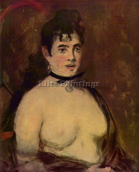 MANET FEMALE ACT ARTIST PAINTING REPRODUCTION HANDMADE OIL CANVAS REPRO WALL ART