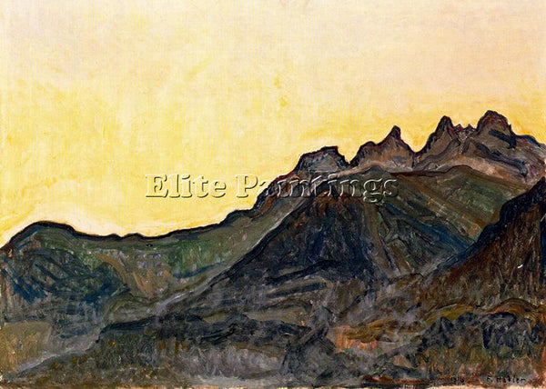 FERDINAND HODLER HODL39 ARTIST PAINTING REPRODUCTION HANDMADE CANVAS REPRO WALL