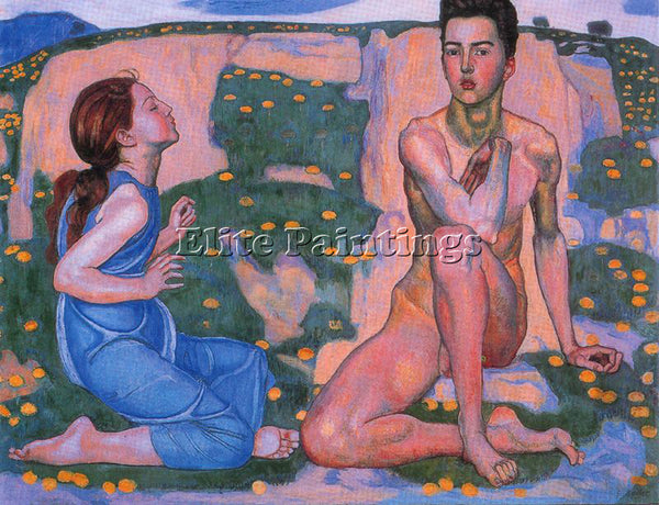 FERDINAND HODLER HODL40 ARTIST PAINTING REPRODUCTION HANDMADE CANVAS REPRO WALL