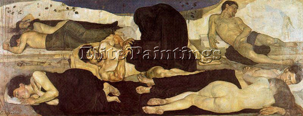 FERDINAND HODLER HODL59 ARTIST PAINTING REPRODUCTION HANDMADE CANVAS REPRO WALL