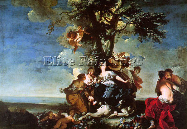 ITALIAN FERRETTI GIOVANNI DOMENICO ITALIAN 1692 1747 ARTIST PAINTING HANDMADE