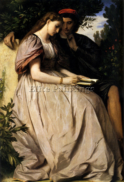 ANSELM FRIEDRICH FEUERBACH PAOLO AND FRANCESCA ARTIST PAINTING REPRODUCTION OIL