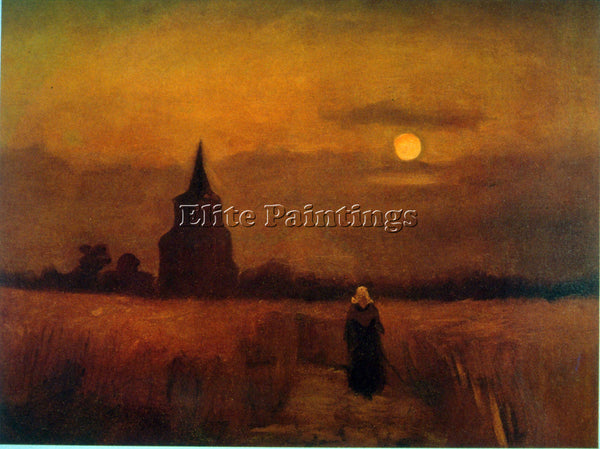 VAN GOGH FIELDS ARTIST PAINTING REPRODUCTION HANDMADE CANVAS REPRO WALL  DECO