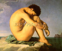 FRENCH FLANDRIN HIPPOLYTE FRENCH 1809 1864 ARTIST PAINTING REPRODUCTION HANDMADE