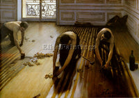 GUSTAVE CAILLEBOTTE FLOOR STRIPPERS ARTIST PAINTING REPRODUCTION HANDMADE OIL