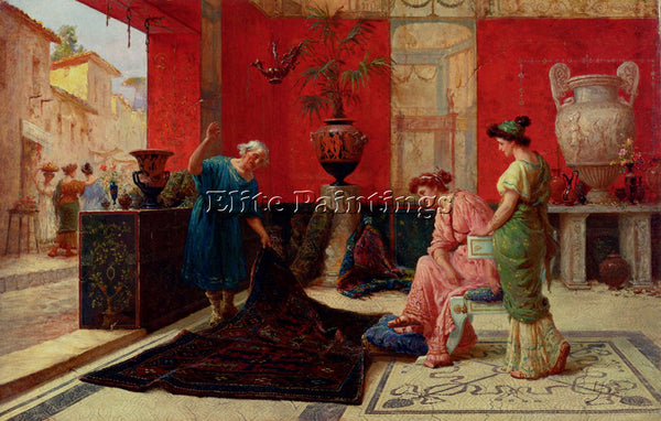 ITALIAN FORTI EDUARDO ETTORE THE CA ARTIST PAINTING REPRODUCTION HANDMADE OIL