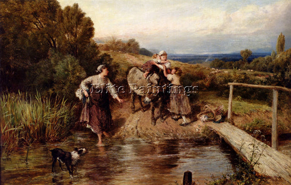 MYLES BIRKET FOSTER THE FOR ARTIST PAINTING REPRODUCTION HANDMADE OIL CANVAS ART