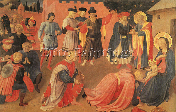FRA ANGELICO FRA1 ARTIST PAINTING REPRODUCTION HANDMADE CANVAS REPRO WALL DECO