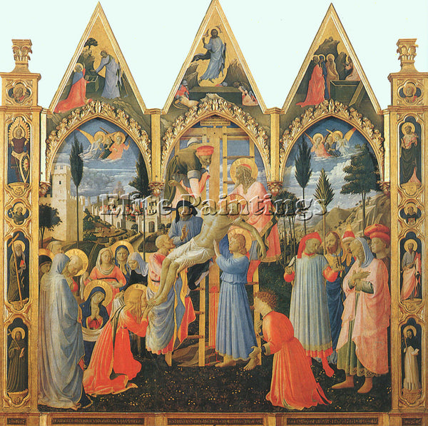 FRA ANGELICO FRA23 ARTIST PAINTING REPRODUCTION HANDMADE CANVAS REPRO WALL DECO