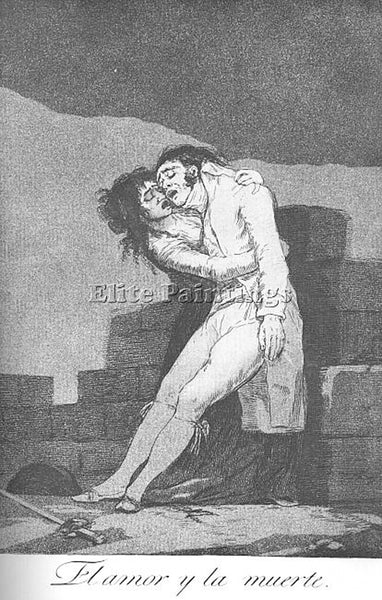 FRANCISCO DE GOYA CAPRICHOS PLATE10 ARTIST PAINTING REPRODUCTION HANDMADE OIL