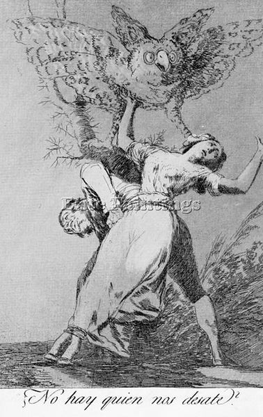 FRANCISCO DE GOYA CAPRICHOS PLATE75 ARTIST PAINTING REPRODUCTION HANDMADE OIL