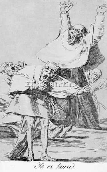 FRANCISCO DE GOYA CAPRICHOS PLATE80 ARTIST PAINTING REPRODUCTION HANDMADE OIL