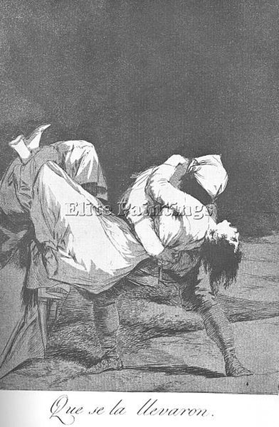 FRANCISCO DE GOYA CAPRICHOS PLATE8 ARTIST PAINTING REPRODUCTION HANDMADE OIL ART