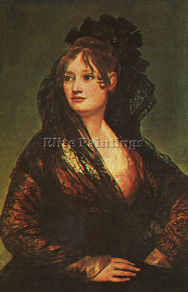 FRANCISCO DE GOYA DONA ISABEL COBOS DE PORCEL ARTIST PAINTING REPRODUCTION OIL