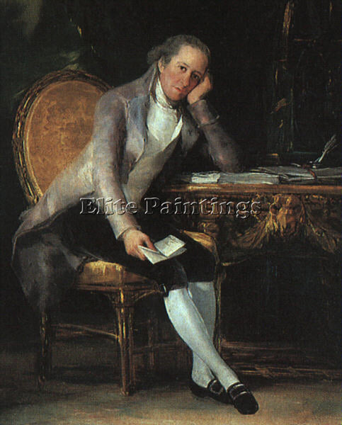 FRANCISCO DE GOYA GASPAR MELCHOR DE JOVELLANOS ARTIST PAINTING REPRODUCTION OIL