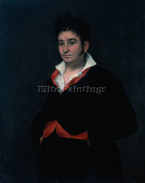 FRANCISCO DE GOYA GOYA DON RAMON SATUE ARTIST PAINTING REPRODUCTION HANDMADE OIL