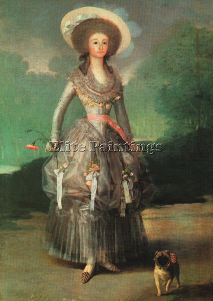FRANCISCO DE GOYA MARQUESA DE PONTEJOS ARTIST PAINTING REPRODUCTION HANDMADE OIL