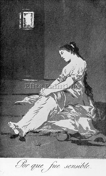 FRANCISCO DE GOYA CAP32 ARTIST PAINTING REPRODUCTION HANDMADE CANVAS REPRO WALL