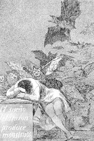 FRANCISCO DE GOYA CAP43 ARTIST PAINTING REPRODUCTION HANDMADE CANVAS REPRO WALL