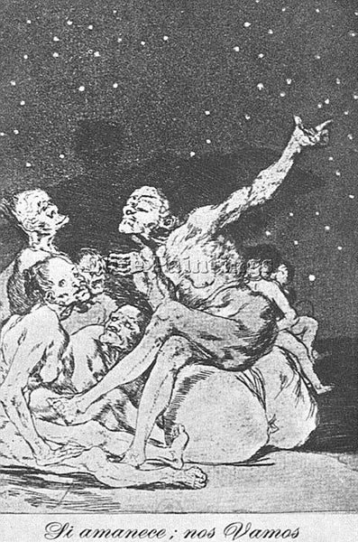 FRANCISCO DE GOYA CAP71 ARTIST PAINTING REPRODUCTION HANDMADE CANVAS REPRO WALL
