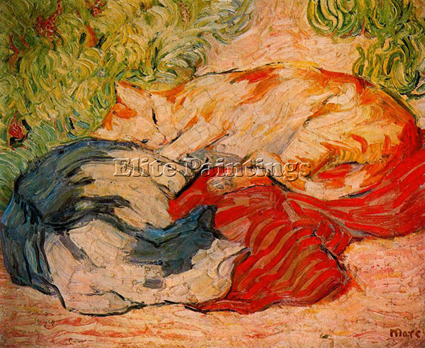FRANZ MARC FMARC7 ARTIST PAINTING REPRODUCTION HANDMADE CANVAS REPRO WALL DECO