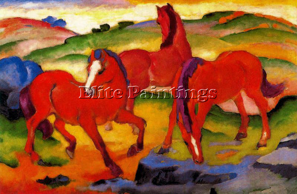 FRANZ MARC FMARC17 ARTIST PAINTING REPRODUCTION HANDMADE CANVAS REPRO WALL DECO