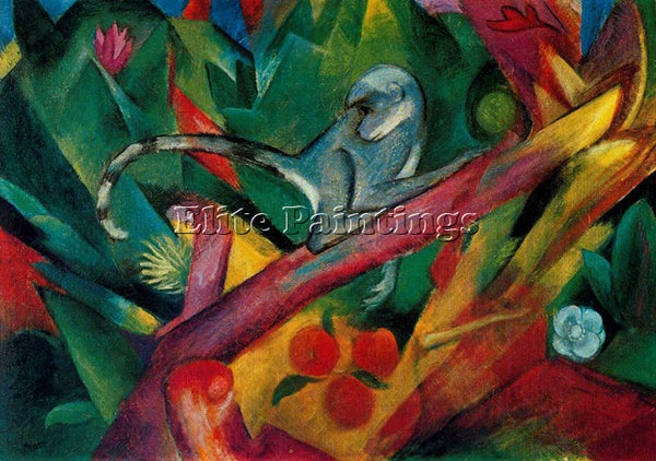FRANZ MARC FMARC23 ARTIST PAINTING REPRODUCTION HANDMADE CANVAS REPRO WALL DECO
