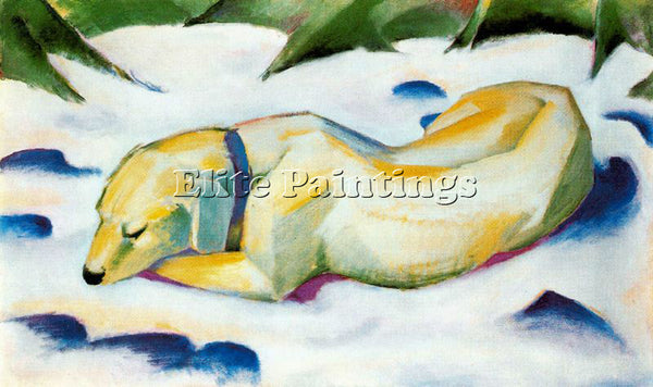 FRANZ MARC FMARC25 ARTIST PAINTING REPRODUCTION HANDMADE CANVAS REPRO WALL DECO