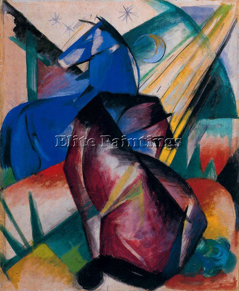 FRANZ MARC FMARC26 ARTIST PAINTING REPRODUCTION HANDMADE CANVAS REPRO WALL DECO