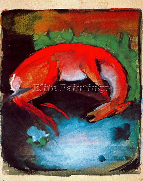 FRANZ MARC FMARC30 ARTIST PAINTING REPRODUCTION HANDMADE CANVAS REPRO WALL DECO