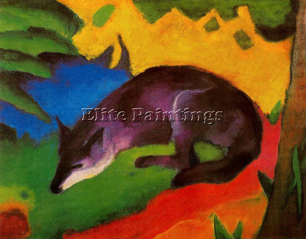 FRANZ MARC FMARC81 ARTIST PAINTING REPRODUCTION HANDMADE CANVAS REPRO WALL DECO