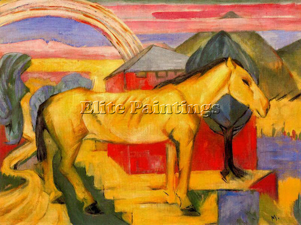 FRANZ MARC FMARC83 ARTIST PAINTING REPRODUCTION HANDMADE CANVAS REPRO WALL DECO