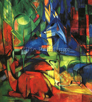 FRANZ MARC FMARC43 ARTIST PAINTING REPRODUCTION HANDMADE CANVAS REPRO WALL DECO