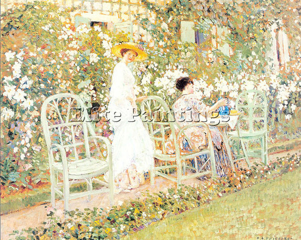 FREDERICK FRIESEKE LILIES ARTIST PAINTING REPRODUCTION HANDMADE OIL CANVAS REPRO