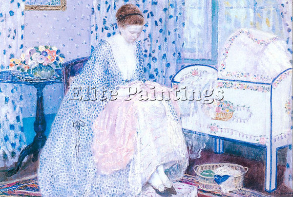 FREDERICK FRIESEKE PEACE ARTIST PAINTING REPRODUCTION HANDMADE CANVAS REPRO WALL