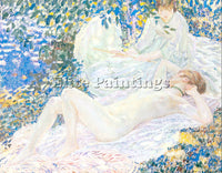 FREDERICK FRIESEKE SUMMER ARTIST PAINTING REPRODUCTION HANDMADE OIL CANVAS REPRO