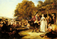 WILLIAM POWELL FRITH POWELL A MAY DAY CELEBRATION ARTIST PAINTING REPRODUCTION