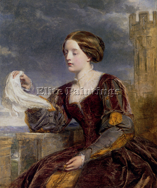 WILLIAM POWELL FRITH POWELL THE SIGNAL ARTIST PAINTING REPRODUCTION HANDMADE OIL