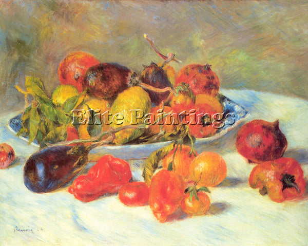 PIERRE AUGUSTE RENOIR FRUITS FROM THE MIDI ARTIST PAINTING REPRODUCTION HANDMADE