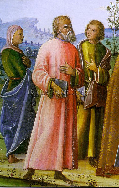 ITALIAN FUNGAI BERNARDINO ITALIAN 1460 1516 ARTIST PAINTING HANDMADE OIL CANVAS