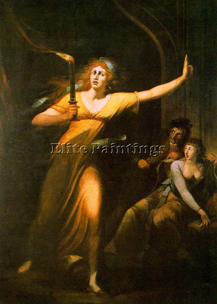 FUSELI HENRY SWISS PRACTICED IN ENGLAND 1741 1825 2 ARTIST PAINTING REPRODUCTION