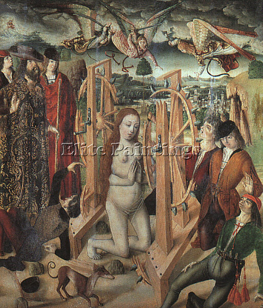 FERNANDO GALLEGO THE MARTYRDOM OF SAINT CATHERINE ARTIST PAINTING REPRODUCTION