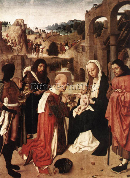 GEERTGEN TOT SINT JANS  ADORATION OF THE KINGS ARTIST PAINTING REPRODUCTION OIL