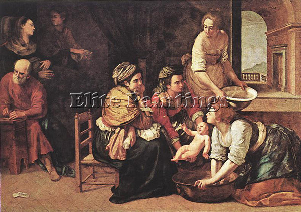 ARTEMISIA GENTILESCHI BIRTH OF ST JOHN THE BAPTIST ARTIST PAINTING REPRODUCTION