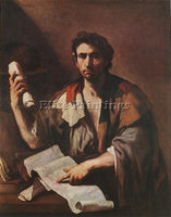 LUCA GIORDANO A CYNICAL PHILOSPHER ARTIST PAINTING REPRODUCTION HANDMADE OIL ART