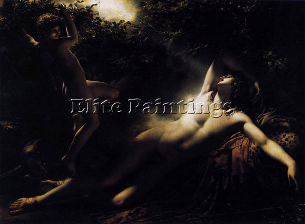 ANNE-LOUIS GIRODET DE ROUCY-TRIOSSON THE SLEEP OF ENDYMION ARTIST PAINTING REPRO