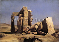 CHARLES GLEYRE GABRIEL EGYPTIAN TEMPLE ARTIST PAINTING REPRODUCTION HANDMADE OIL