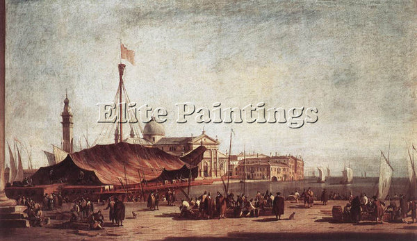 FRANCESCO GUARDI THE PIAZZETTA LOOKING TOWARD SAN GIORGIO MAGGIORE REPRODUCTION