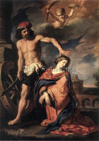 GUERCINO  MARTYRDOM OF ST CATHERINE ARTIST PAINTING REPRODUCTION HANDMADE OIL