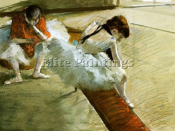 DEGAS GALLERY PLAYER ARTIST PAINTING REPRODUCTION HANDMADE OIL CANVAS REPRO WALL